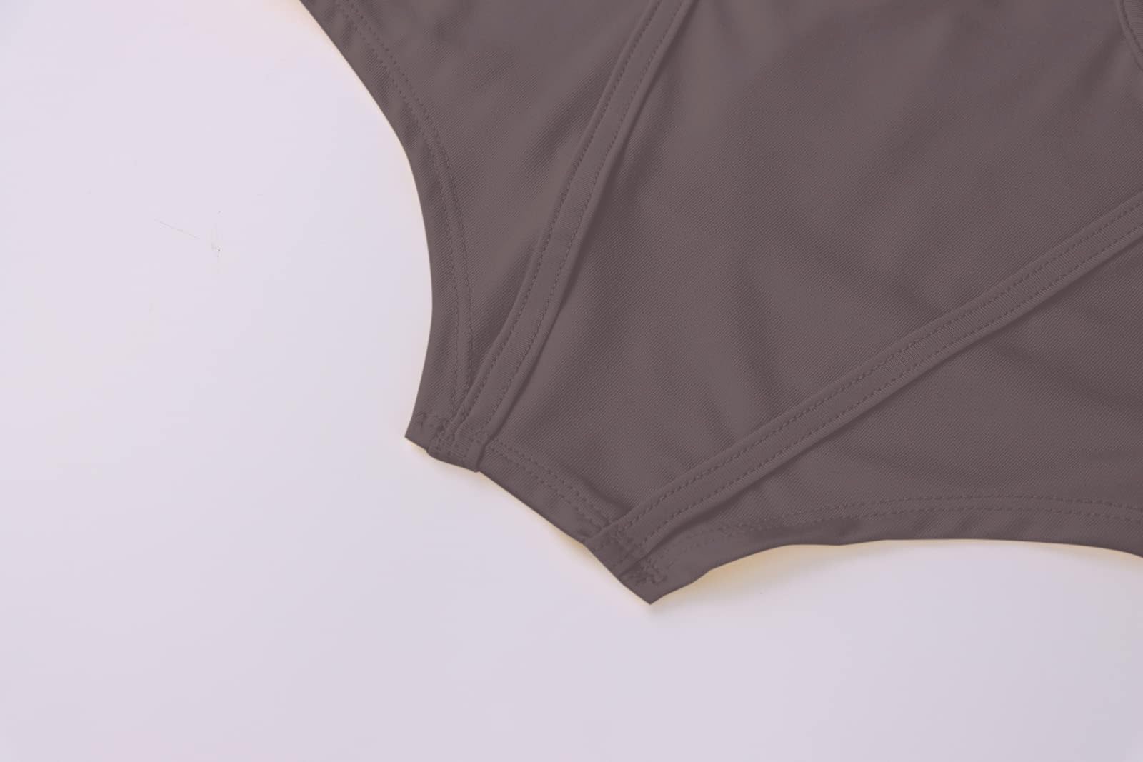 Meladyan Women Sexy Long Sleeve Mesh Crop Top Solid Cover Up Spaghetti Strap Slim Fit Corset Cami 2 pieces Clubwear