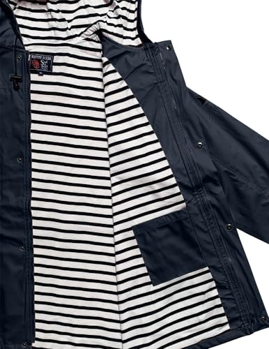 Ciré imperméable et coupe-vent mixte doublé marinière - 5