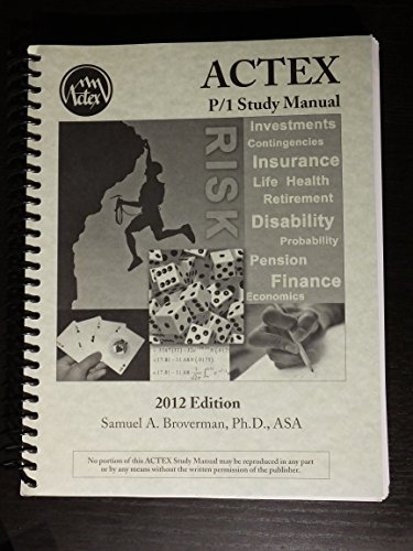ACTEX P/1 Study Manual - 2012 Edition view 2