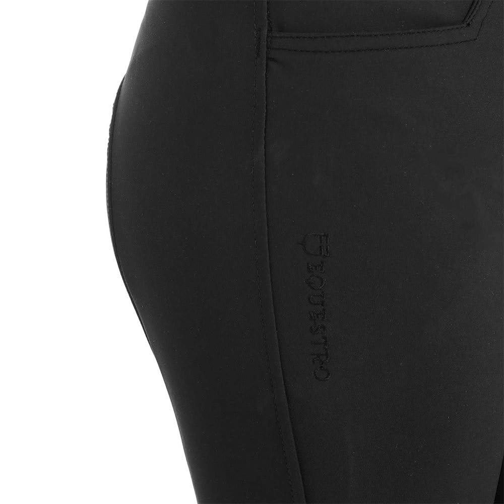 Pantaloni equitazione unisex bambini slim fit modello Amani con grip sulle ginocchia 12 anni
