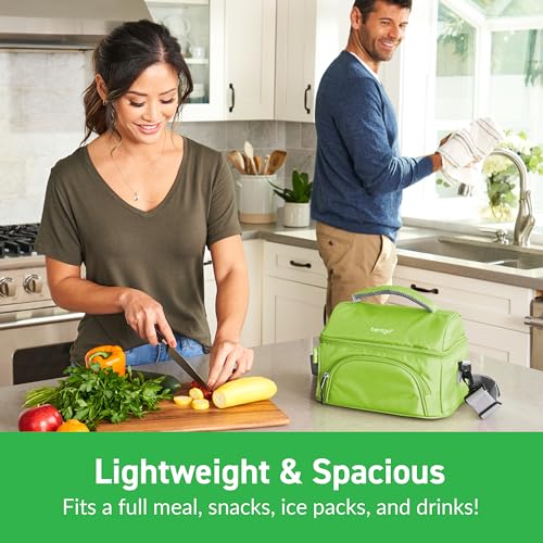 Image of Bentgo Deluxe Insulated Lunch Bag with Adjustable Strap & Outer Pocket