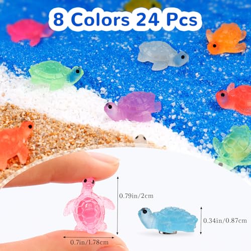 Imanes Decorativos Tortuga de Mar, Juego de 24 Piezas miniatura 2