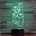 Produktbild 3D Nachtlicht Super Mario Bros Luigi Kröte Drache 3D Led Lampe Acryl Neuheit Weihnachtsbeleuchtung Geschenk Usb Touch Klassisches Cartoon Spiel Figur Toy-Mario_3_Change