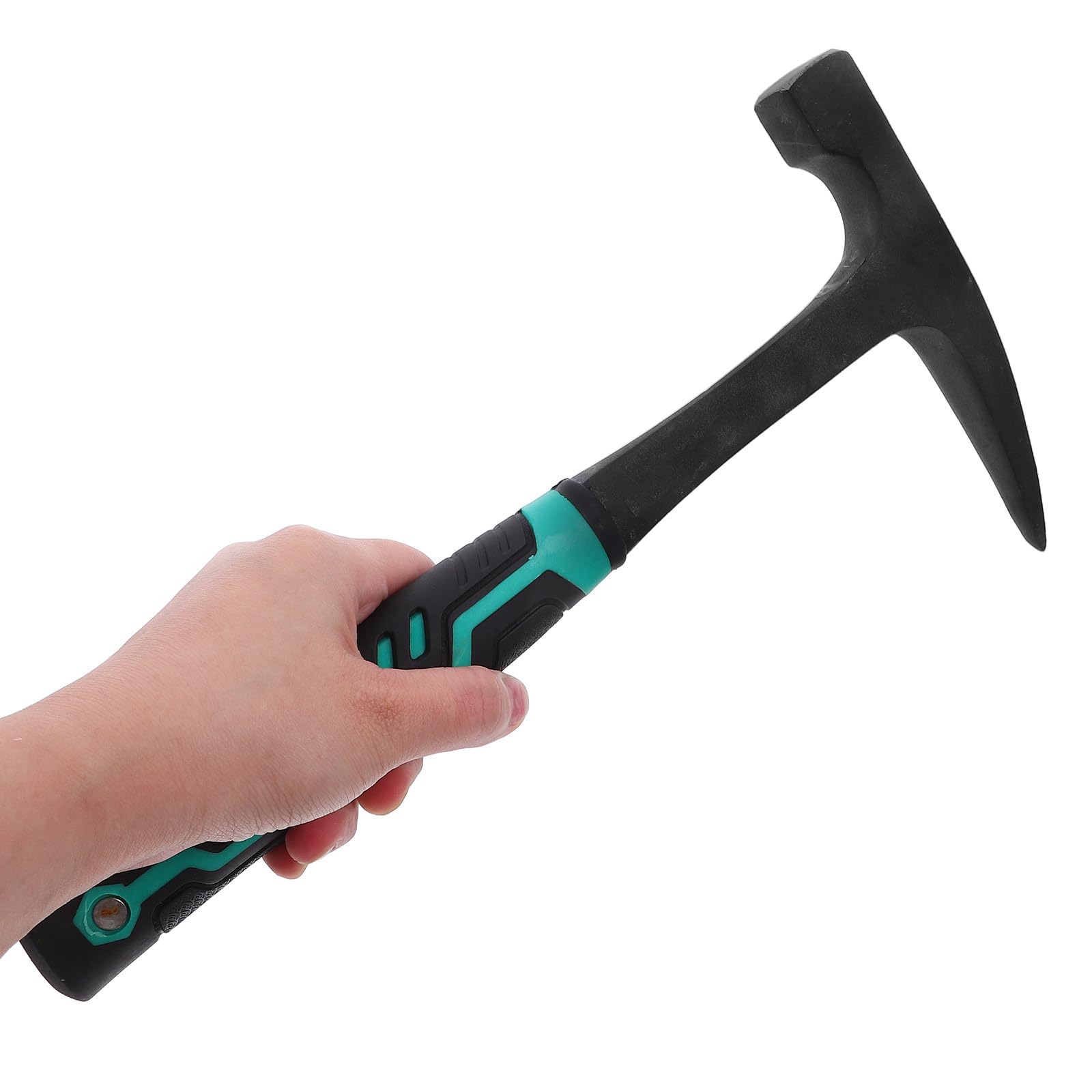 Carbon Steel Geological Hammer mit Spitzem Kopf Präzisem Schlag Ergonomischem Griff Vielseitig für Gesteins Ziegelbruch und Professionelle Geologische Exploration
