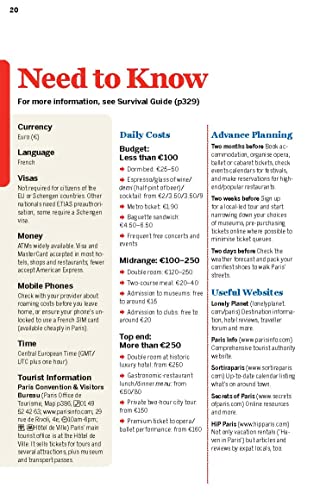 Lonely Planet 9781788680431 Paris (Travel Guide) thumb #9