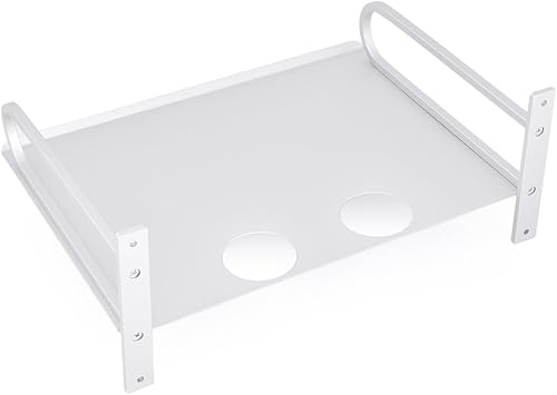 Miniatura 6 de Ace Select - Estante de aluminio montado en la pared, estante flotante AV, caja de TV, estantes de componentes para enrutador, consolas de juegos,