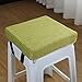 SWD TWTH Cojines de silla para taburete, cojines gruesos de 5/8 cm, cojines de asiento para silla de comedor, almohadilla cuadrada antideslizante para silla de oficina y hogar (28 x 28 x 5 cm, verde)