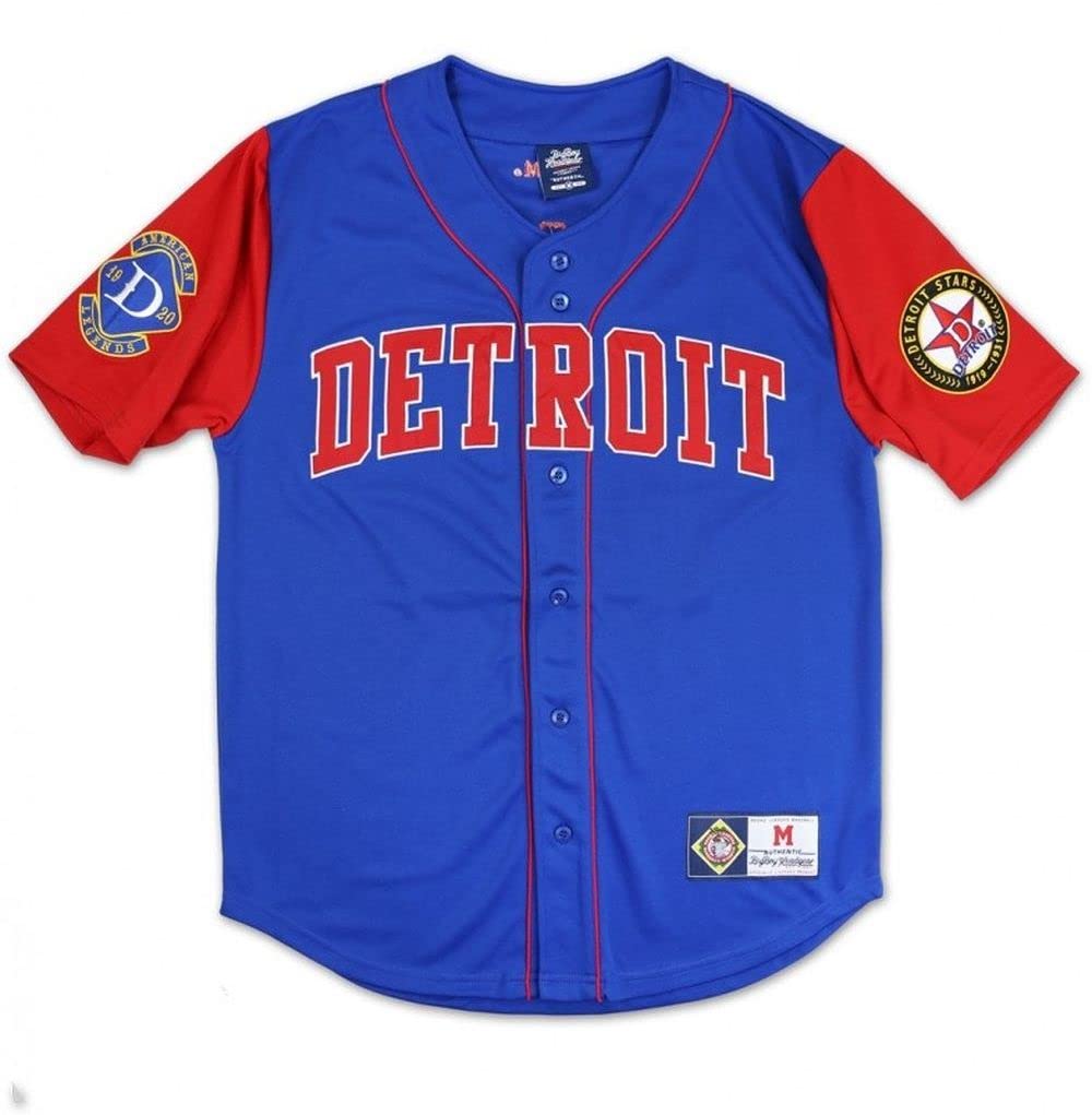 Big Boy Headgear NLBM Negro Leagues Baseball Legacy Jersey Detroit Stars [L] Royal Blue