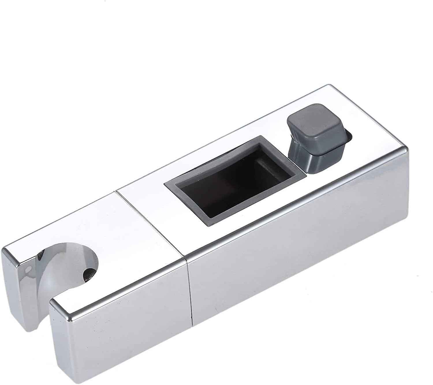 Rubik Shower Head Slider Holder (3x1.8cm) for Square Slider Bar, Rotateable Rail Slider Holder, Adjustable Height