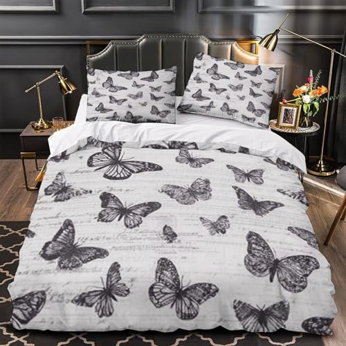 Parure de lit super king housse de couette microfibre léger 3D