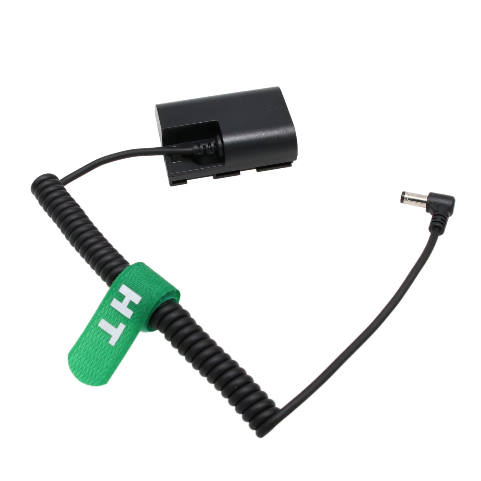 HangTon LP-E6N DC - Batteria fittizia per Canon EOS R5c R6 R7 5DS R, 5D Mark II III IV, 60D, 6D 7D Mark II, 80D DSLR Camera, Monitor Recorder