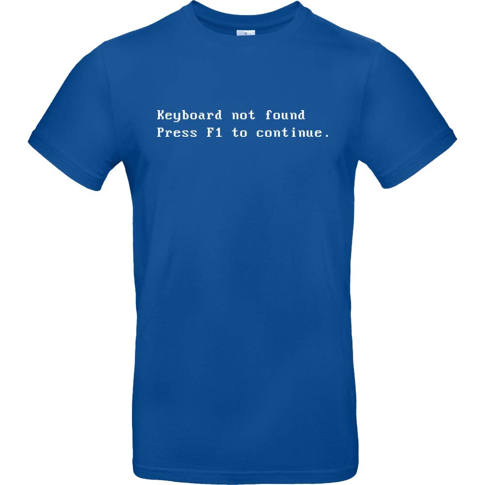 Keyboard Not Found T-Shirt 3dsupply avec impression haute résistance