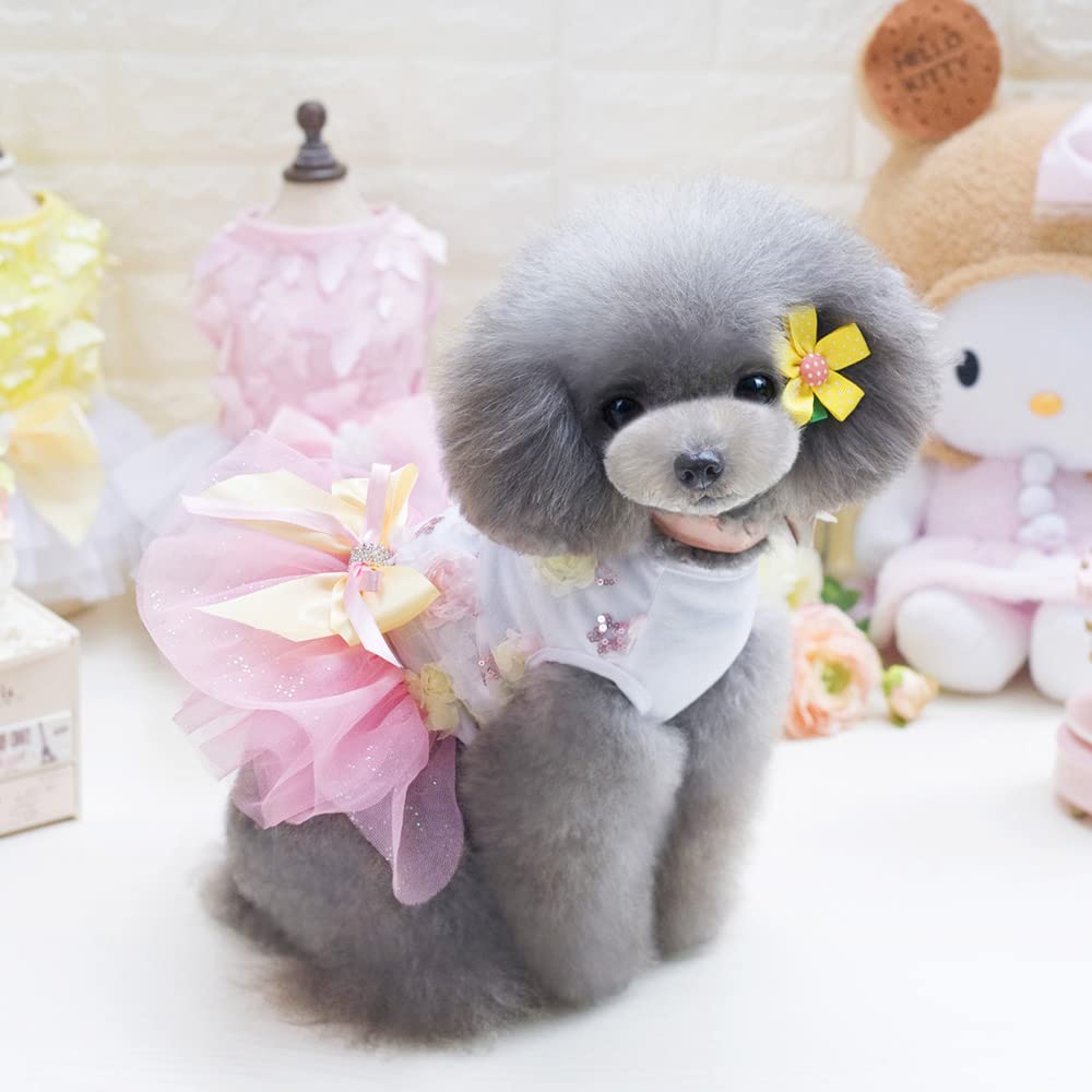 Amazon | 犬服 ペット服 ワンピース 猫服 洋服 お姫様 蝶结び 春