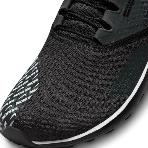 Image of Nike Rival Waffle 6 Road and Cross-Country Racing Shoes (DX7998-100, White /Black-Pure Platinum)