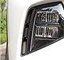 Kadore for 2022 2023 Hyundai Tucson Carbon Fiber Style Front Fog Lights Air Vets Cover Trim Frame (Not for N Line) 2-pc