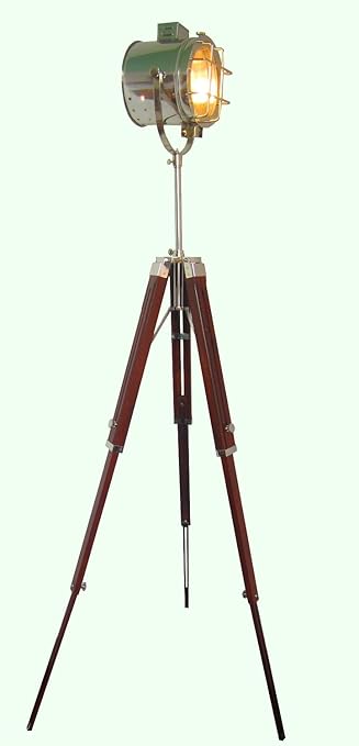 Sara International Vintage Retro Vloer Focus Statief Searchlight Lampen Spotlights Lobby Licht Decor photo 2