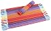 Squish Fiesta Design Cotton Placemats - Red, Blue Yellow - Set of 4