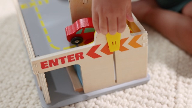 Garage station-service Aral avec lave-auto et voiture miniature Majorette
