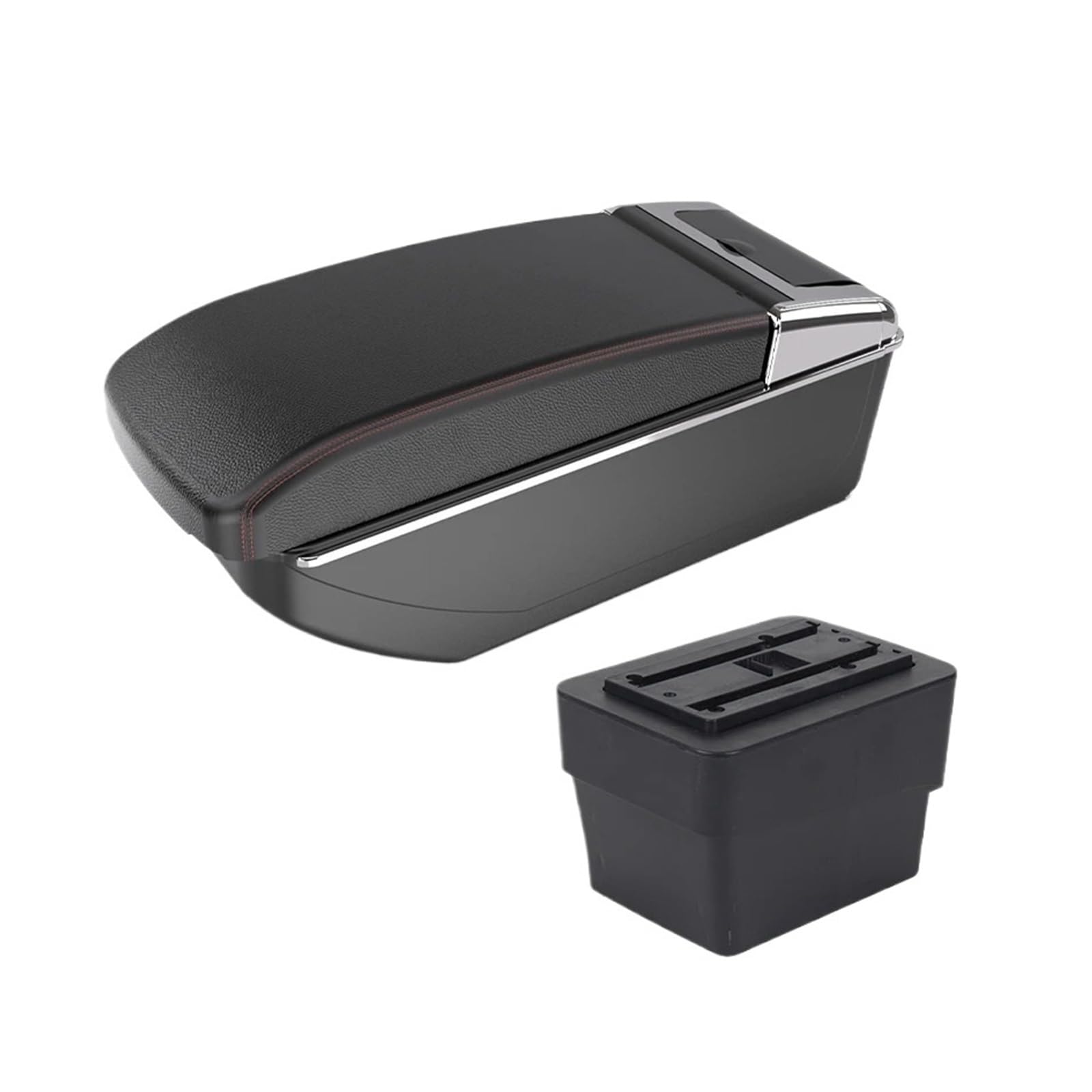 UDHQAJC For Skoda For Octavia For Mk3 For A7 2014-2017 Special Car Armrest Modification Double-layer Storage Box Auto Accessories Car Centre Console Armrest Box