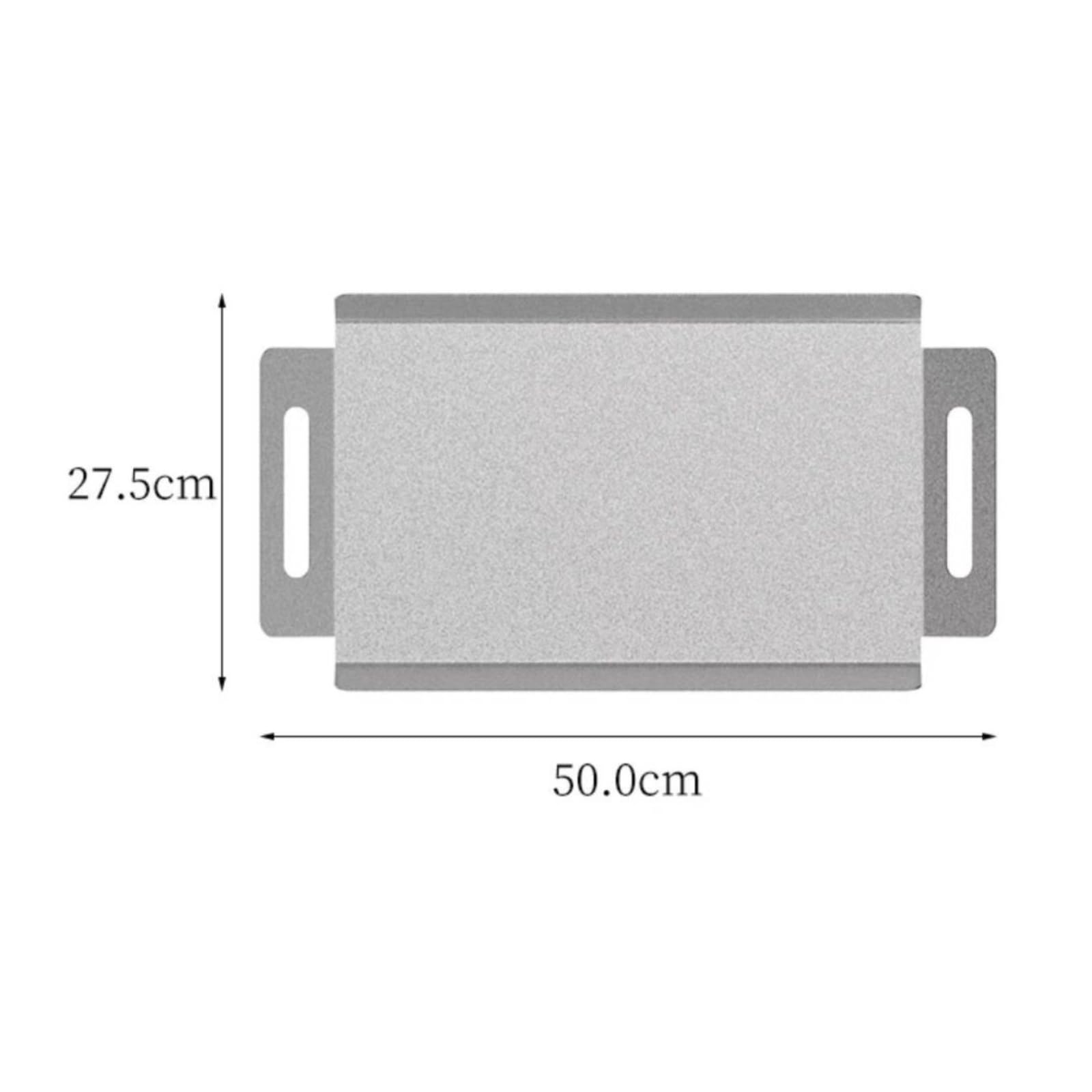 Banja Acero Inoxidable Minimalista Banja Servicio Vajilla para Camareros, Café, Grande 50.0cm X 27.5cm