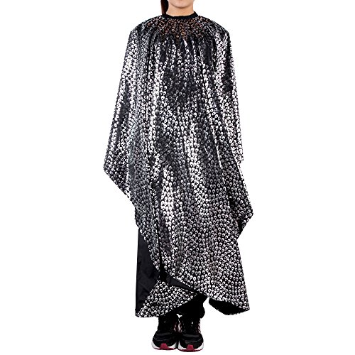 Docooler Waterproof Hair Salon Cape Hairdressing Styling Apron Cloth Cape Black