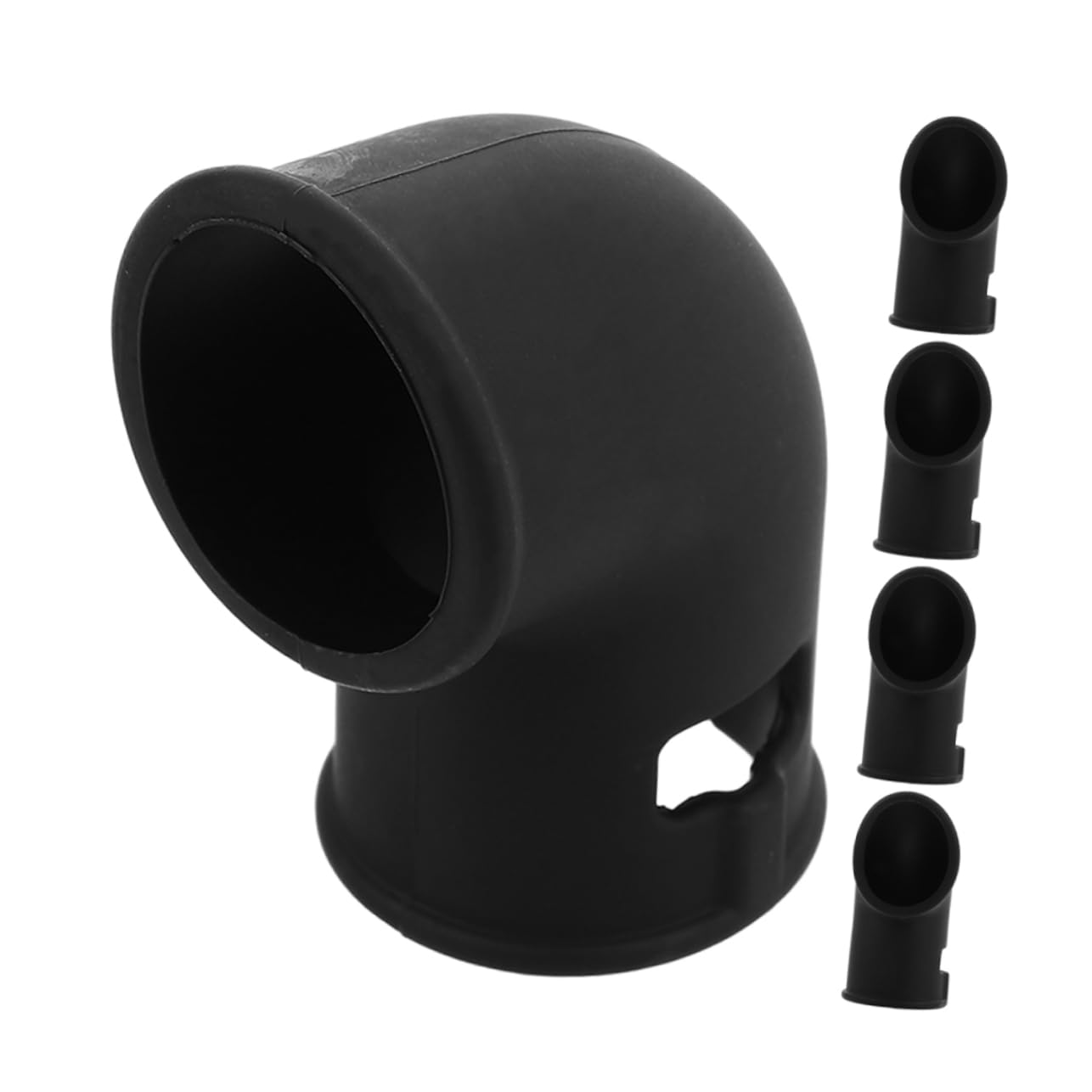 POPETPOP 5pcs Silicone Steam Drainage Pipe Durable Leak Connectors for Pressure Cooker Air Fryer Flexible Exhaust Vent for Safe Pressure Release and Compact Storage