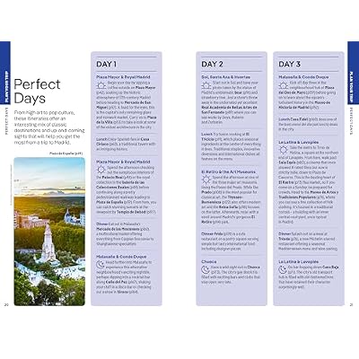 Lonely Planet Madrid (Travel Guide) Paperback Folded Map, February 25, 2025