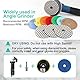 Diamant Polierscheibe LEKOMESH - 8pcs 100MM (#50 * 3/100 * 2/200/400/800) mit Haken & Loop Backing Halter Disc,Trockenpolierpad-Set für Granit, Marmor, Kunststein, Quarz
