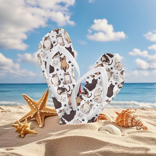 Doojoayie Girls Flip Flops Cute Sandals for Girls Beach Sandals Kids Shower Shoes4