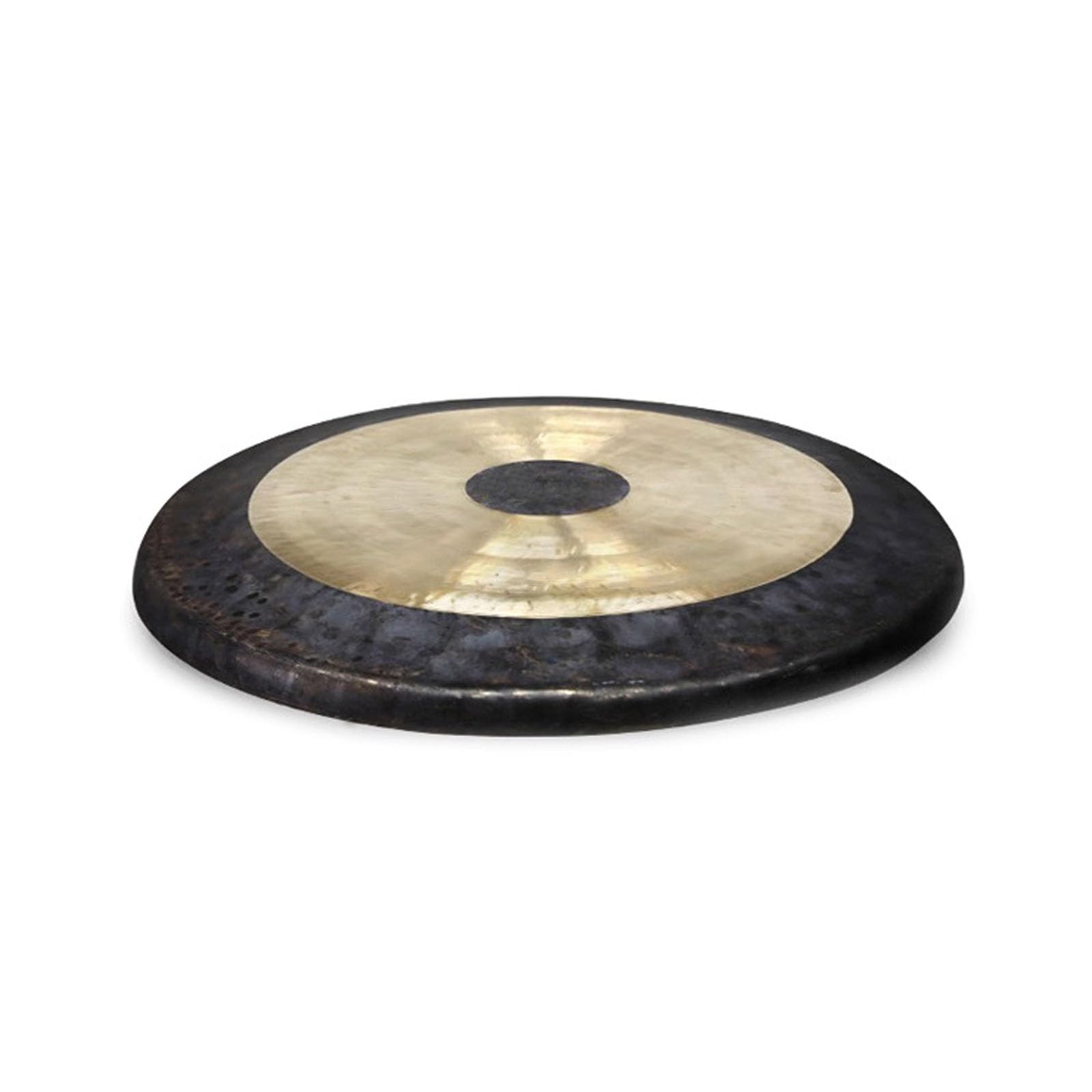 Gong de bronce tradicional, instrumento de percusión de platillos de mano para decoración del hogar, ambiente de fiesta, mejora las celebraciones con sonido brillante, viene con batidor