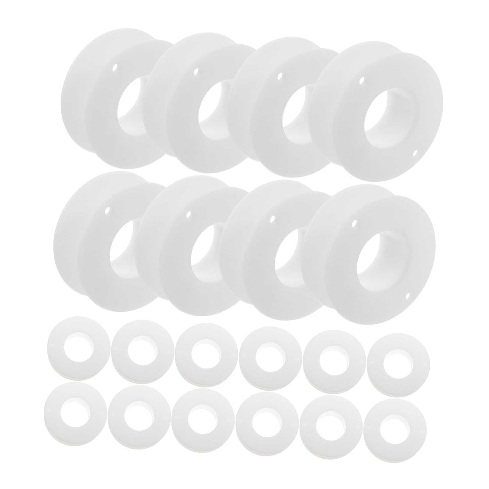 Balacoo 20pcs Plastic Spool Wire Reel for Crafting and DIY Projects Compact and Portable Design for Organizing Heating Wires Soldering Rope and Threads Space Saving