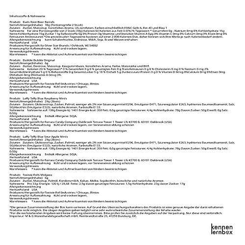 USA Mini Mix, kennismakingsdoos met 100 populaire mini-snoepjes uit Amerika, cadeau-idee voor speciale gelegenheden - Image 6