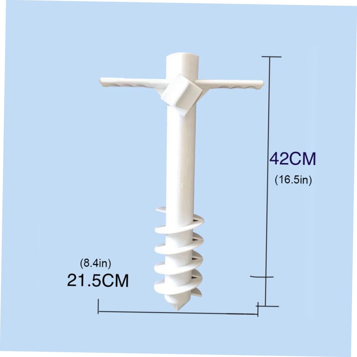 Ancre portable pour parasol de plage – Support de sable léger pour parasol d'extérieur – Accessoire essentiel pour le jardin et la mer pour un parasol stable