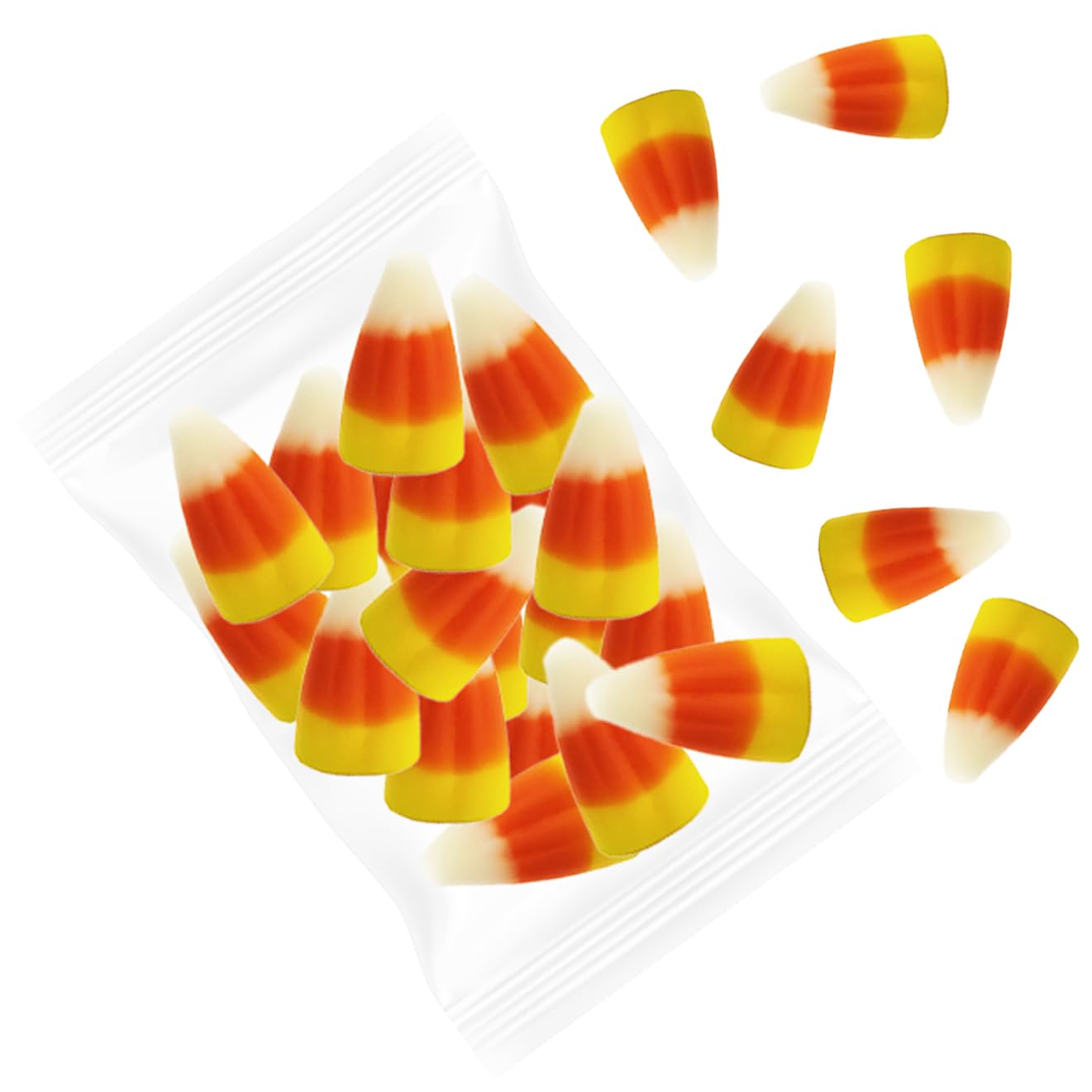 Fruidles Halloween Candy Corn - 8 Individual 1oz Bags - Classic Halloween Candy for Trick-or-Treaters, Made in USA (8-Packs)