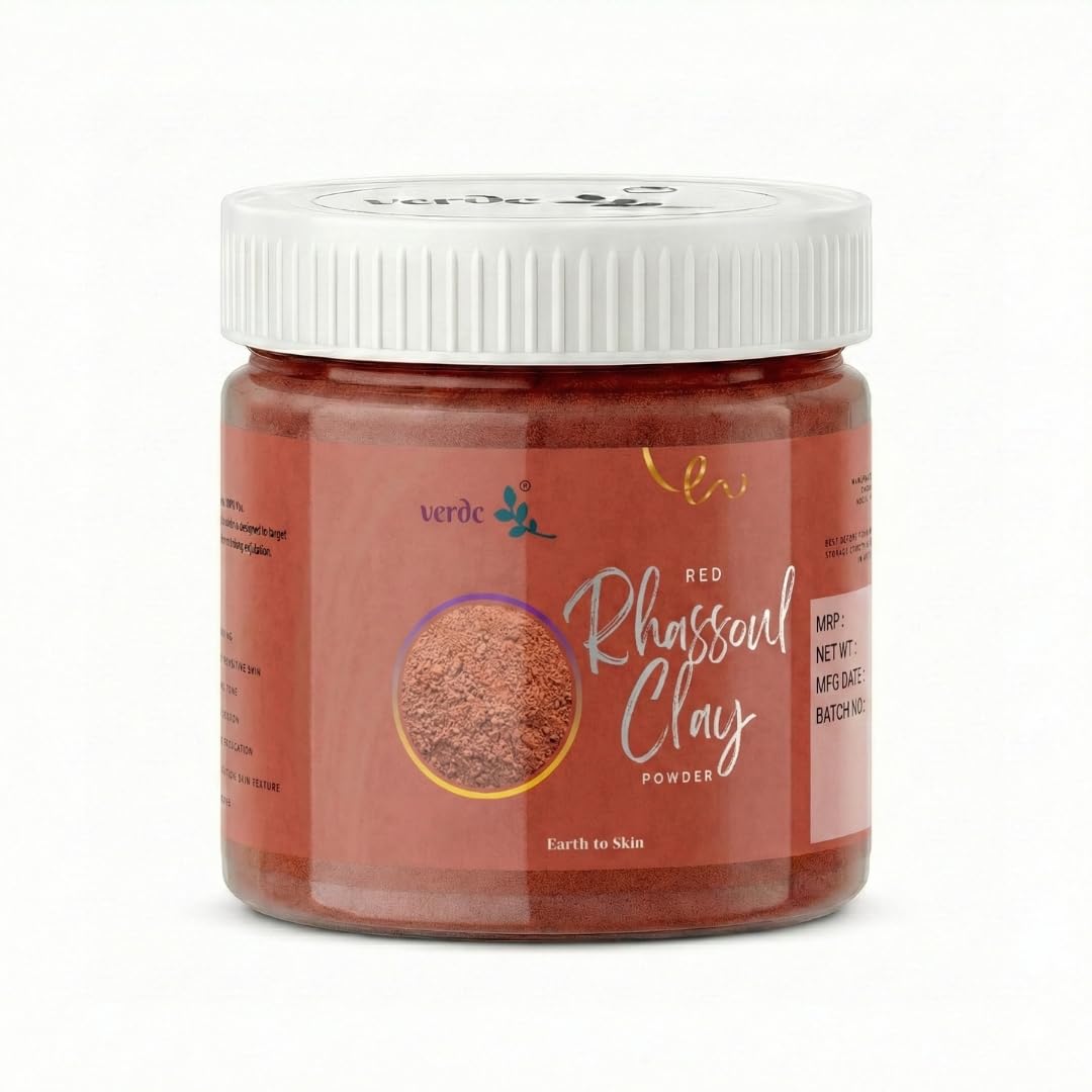 Natural Rhassoul Clay Powder for Deep Cleansing & Skin Texture- (200 GM)-image-39