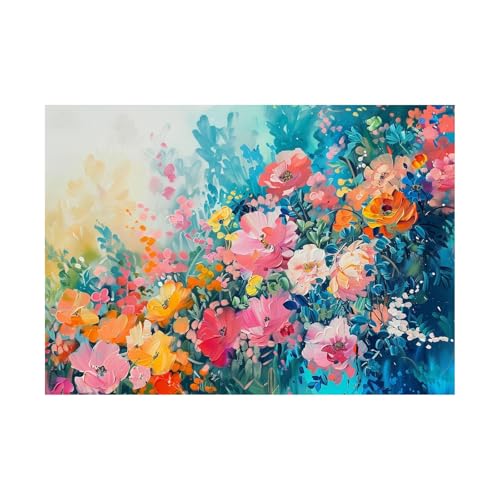Peinture botanique sur toile pour une ambiance zen moderne