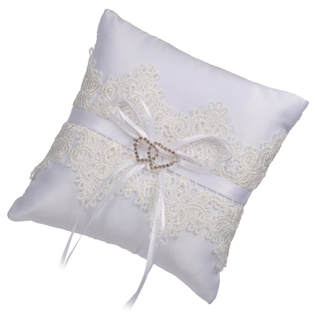 ABOOFAN 5stücke Romantisches Ringkissen Aus Weißer Spitze Elegantes Trauringkissen Für Hochzeiten Für Blumenmädchen Und Hochzeitszeremonien Verziert Mit Herzdesign