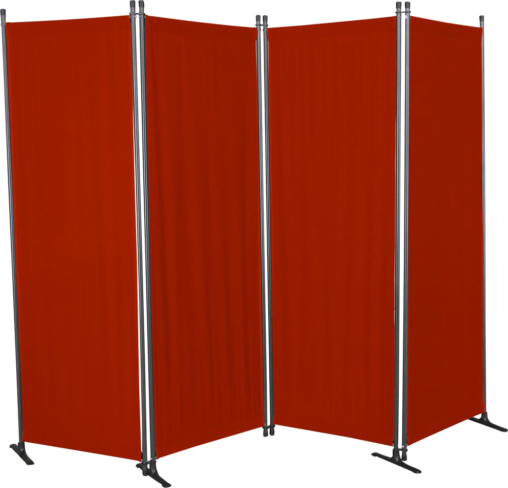 Angerer Paravent 4 pièces Swingtex Bordeaux