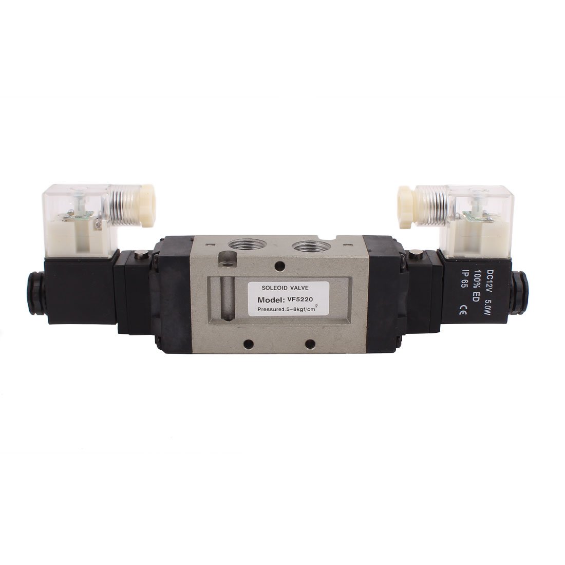 Aexit Válvula electromagnética de control neumática de componente neumático Neutral DC 12V DS5220 (8d289ef02949893c4340926cb63c4930)