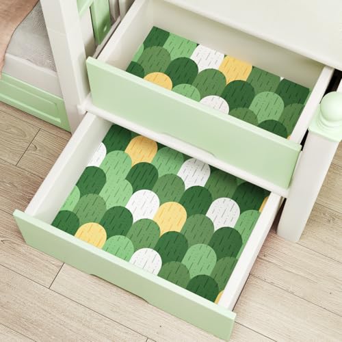 Papier peint moderne vert à décoller et à coller bohémien géométrique - 5