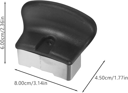 2 PCS Replacement Pot Handles, Pot Short Side Handles with Screw for Cooking Pans Stockpots Easy to Install Home Kitchen Cookware Accessories - 3.14 x 1.77 x 2.36 Inch