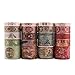 Produktbild Lychii Washi Tape Set, 20 Rollen Goldene Foliendruck Masking Tapes, Multi-Pattern Dekoratives Klebeband Kollektion für Kunst und Heimwerker, verschönern Bullet Journals, Planer, Scrapbooking