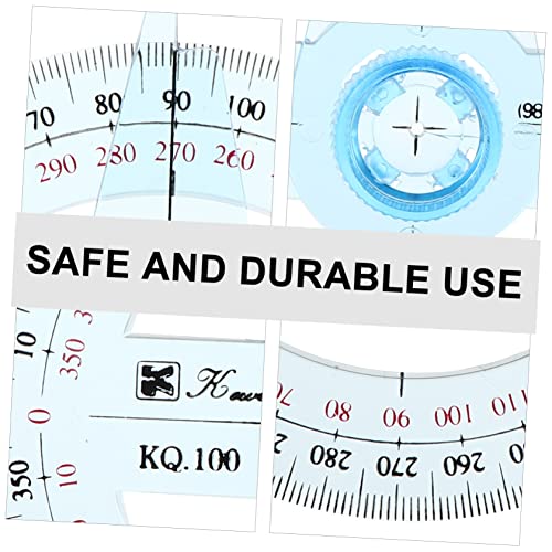 VILLCASE 10 Pçs Transferidor Transferidor Digital Transferidor De Metal Ferramenta Rotativa Transfer