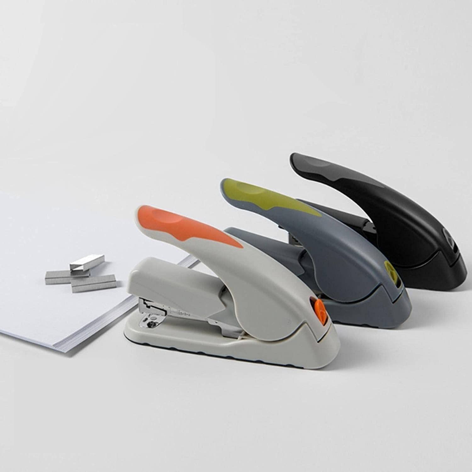 Cucitrice Da Scrivania 40 Lenzuola senza sforzo Pinzatrice for impiego pesante Libro di carta Binding Plapling Machine Standard School Ufficio Forniture for ufficio Studente Spillatrici Per Ufficio(Da