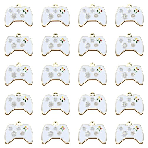 Yukfhgt 20 dijes creativos de control de videojuegos, dijes de