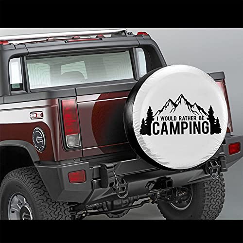 Liever Camping Witte Spare Band Cover Wiel Beschermers Waterbestendig Universele Reservewiel Band Cover Fit voor Jeep… - Image 3