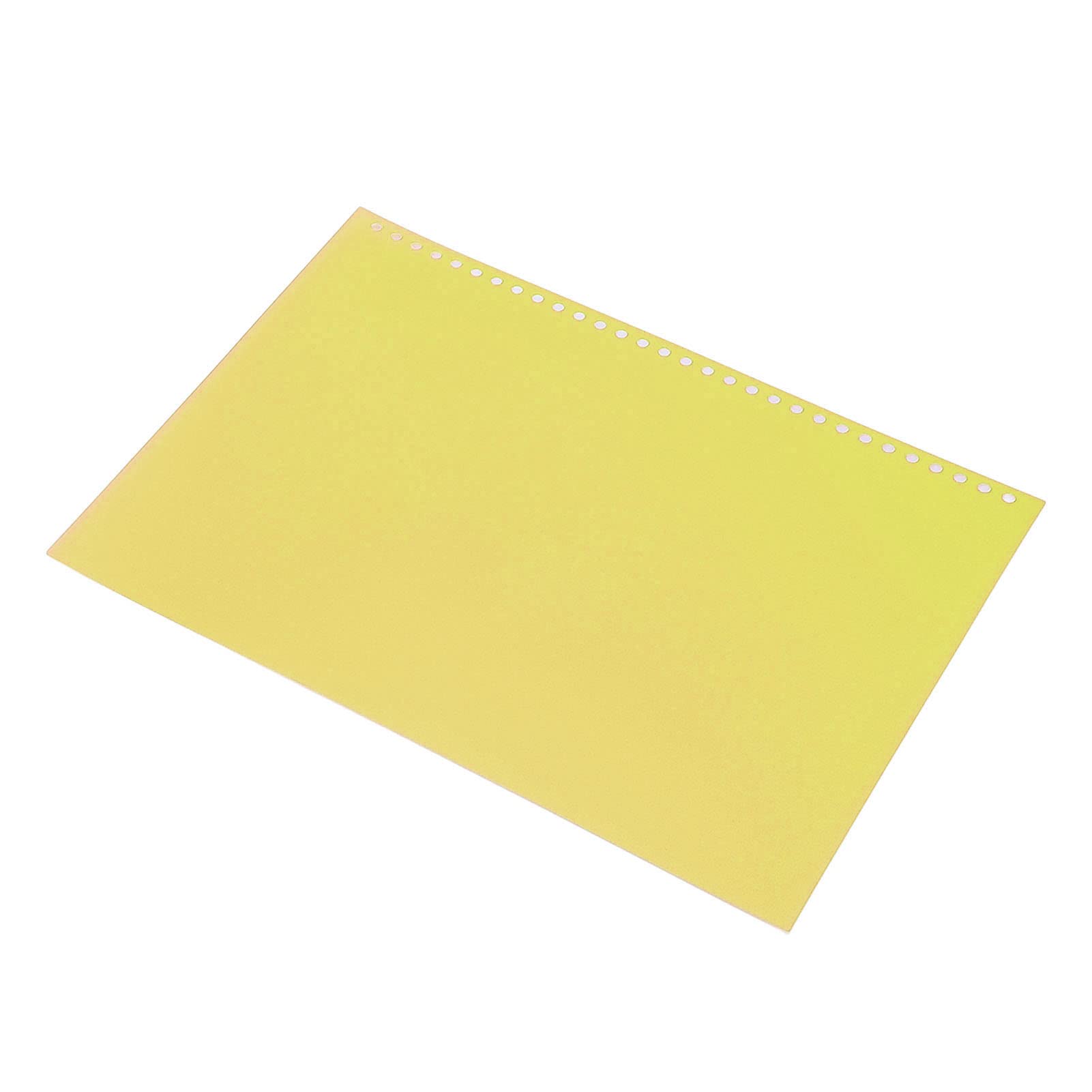 Ochraniacze arkuszy 30 otworów A4 Elastyczne, matowe, półprzezroczyste okładki do oprawy Raporty Prezentacje Biuro Szkoła (Yellow)