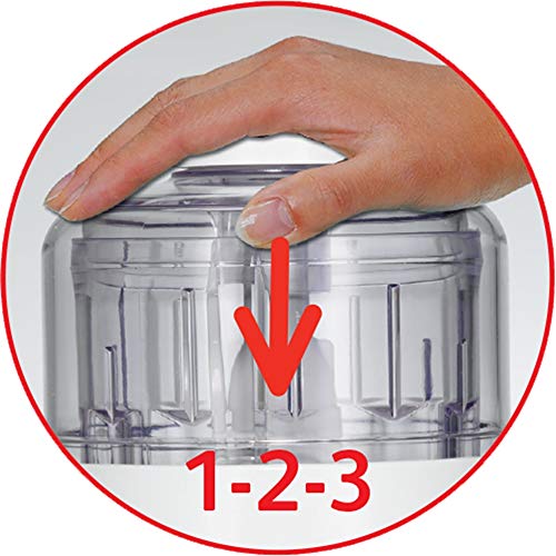 Foto von Tefal La Moulinette, Elektrischer Zerkleinerer, 1000 Watt, 500 ml, Kabelverstaufach, 4 Funktionen: Zerkleinern, Mixen, Mischen, Mahlen, DPA130