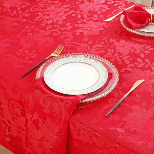 Servilletas de Tela Navideñas Jacquard 20"x20" Set x4 Rojo miniatura 7
