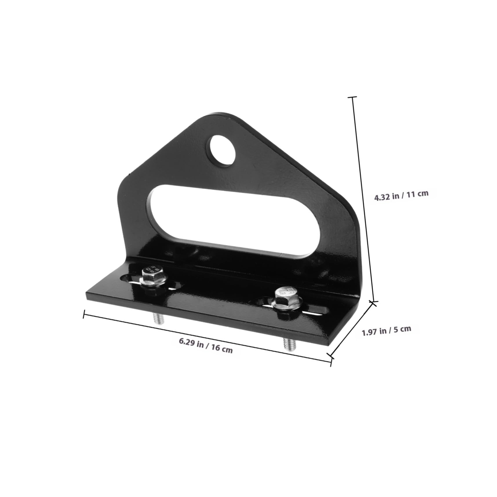 NOLITOY Enganche para Tractor Cortacésped de Metal Negro con Movilidad Conveniente y Tornillos Incluidos para Accesorios de Enganche de Jardín Versátil